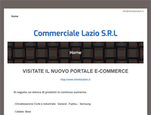 Tablet Screenshot of commercialelazio.it